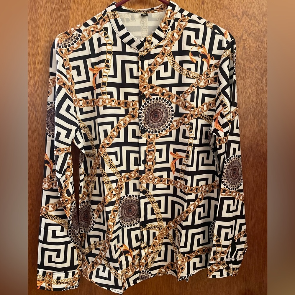 Luxury look and feel night life shirt. Brand new.
